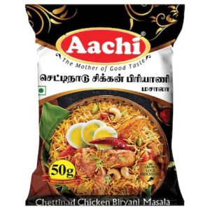 Aachi Chettinad Chicken Biryani Masala 50