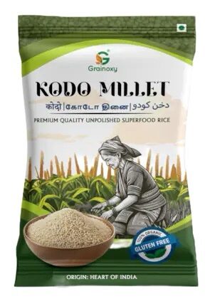 Grainoxy Organic Unpolished Kodo (Kodri) Rice