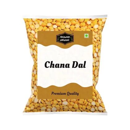 RAJWADI ORGANIC Chana Dal | Premium Quality | 100% Natural & Pure | Rich in Protein & Fiber | Unpolished Pulses (1kg)