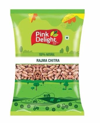 Pink Delight | Rajma Chitra | Pesticide Free Unpolished Rajma Chitra | 500 Gm Pack