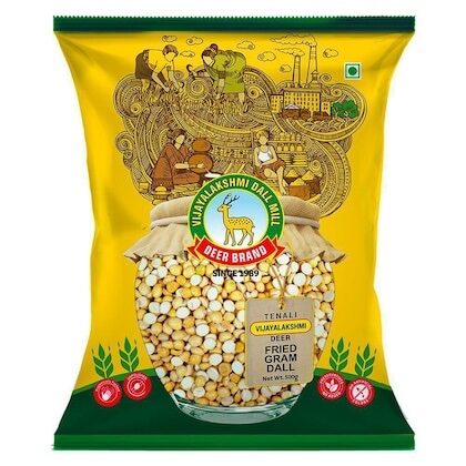 Vijayalakshmi Deer Fried Gram Dal 500 g