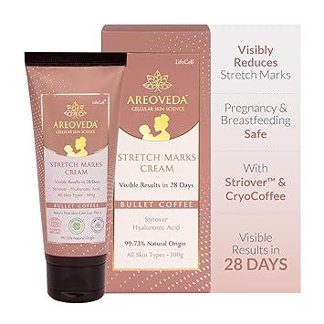 AreoVeda Stretch Mark Cream for Old & New Marks - 100g