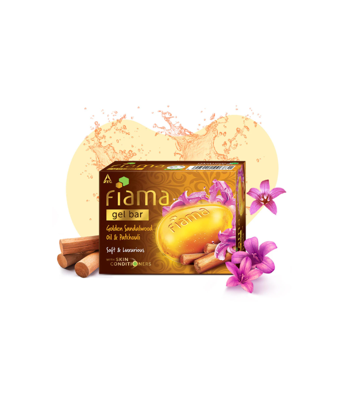 Fiama Gel Bar Golden Sandalwood oil & Patchouli 125 g