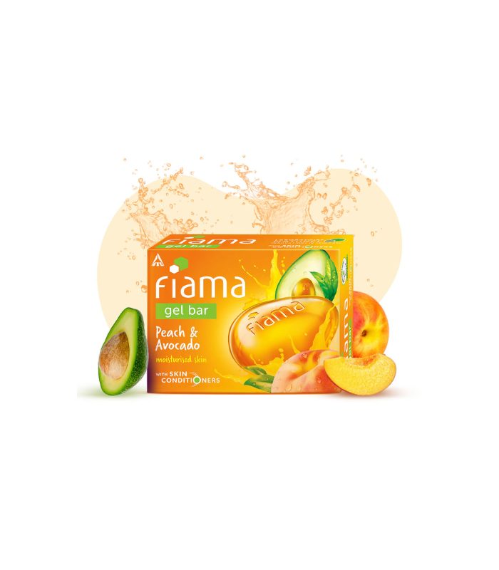 Fiama Gel Bar Peach and Avocado 125 g