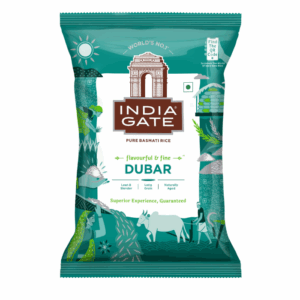 dubar1kg India Gate Pure Basmati Rice Dubar 1 kg