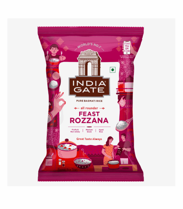 India Gate Pure Basmati Rice Feast Rozanna 5 kg