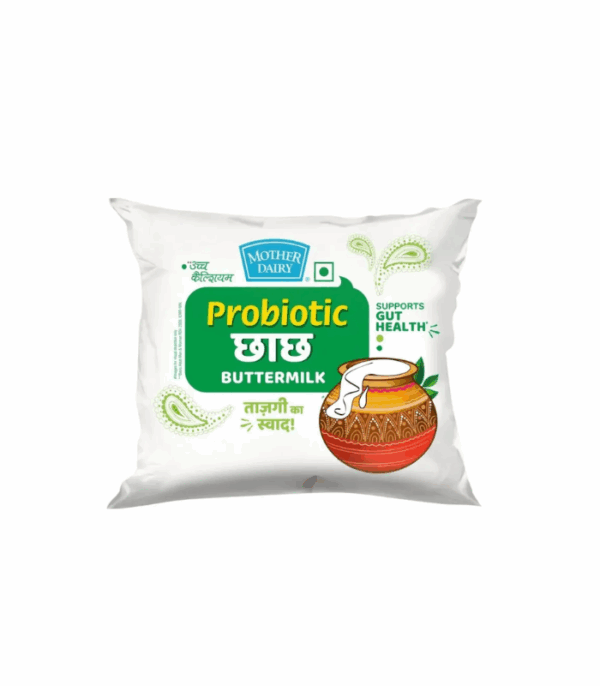 Mother Dairy Plain ProBiotic Buttermilk 270 mL