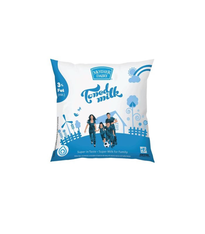 Mother Dairy Toned Milk 500 mL
