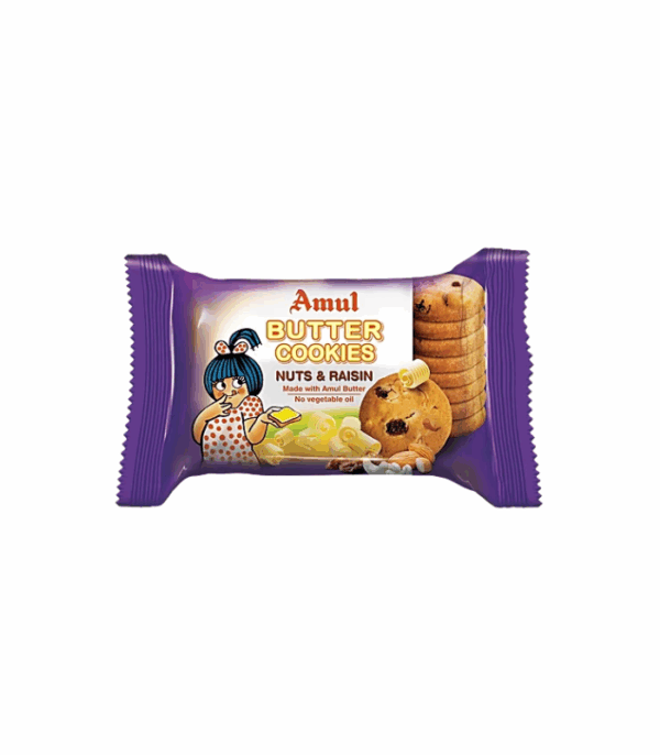 Amul Butter Nuts and Raisins Cookies 50g