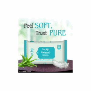 Pure Soft Wet Wipes Minty Cool 25 N
