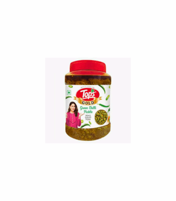 Tops Gold Green Chilli Pickle 900 g