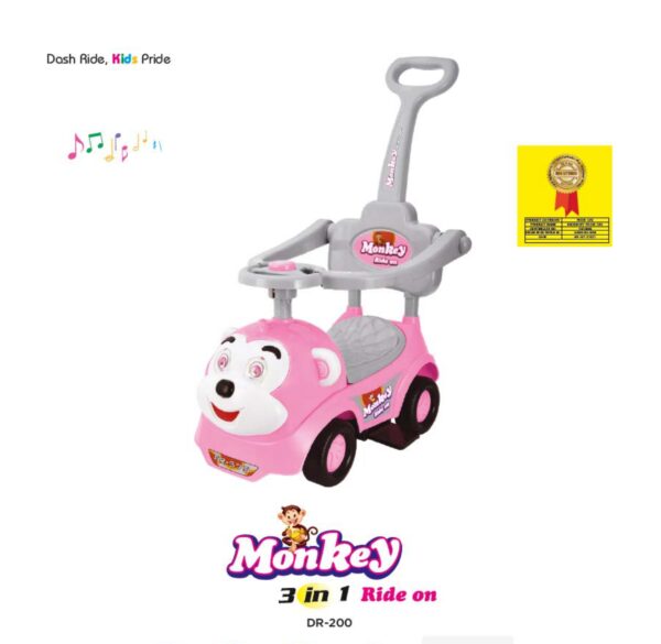 DASH KIDS MONKEY 3 IN ONE RIDE ON  DR-200