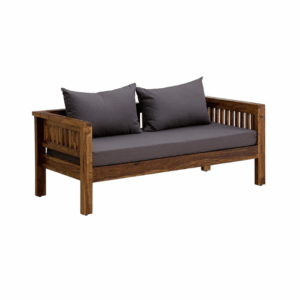 Sheesham Wood 2 Seater Sofa Set for Living Room