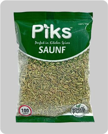 PIKS Saunf 1 Kg (100 Grams * 10 Packets)
