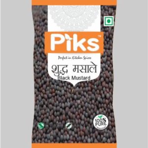 PIKS Black Mustard 1 Kg (100 Grams * 10 Packets)