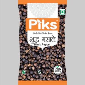 PIKS Black Pepper 1 Kg (100 Grams * 10 Packets)