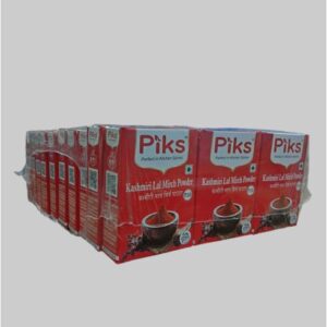 PIKS Rs 10 Kashmiri Lal Mirch Powder 1 Packet (30 Boxes)
