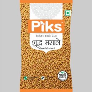 PIKS Yellow Mustard 1 Kg (100 Grams * 10 Packets)
