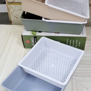 Vegetable washing basket