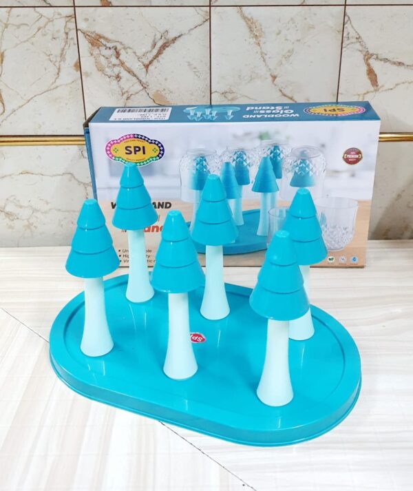 Woodland glass stand