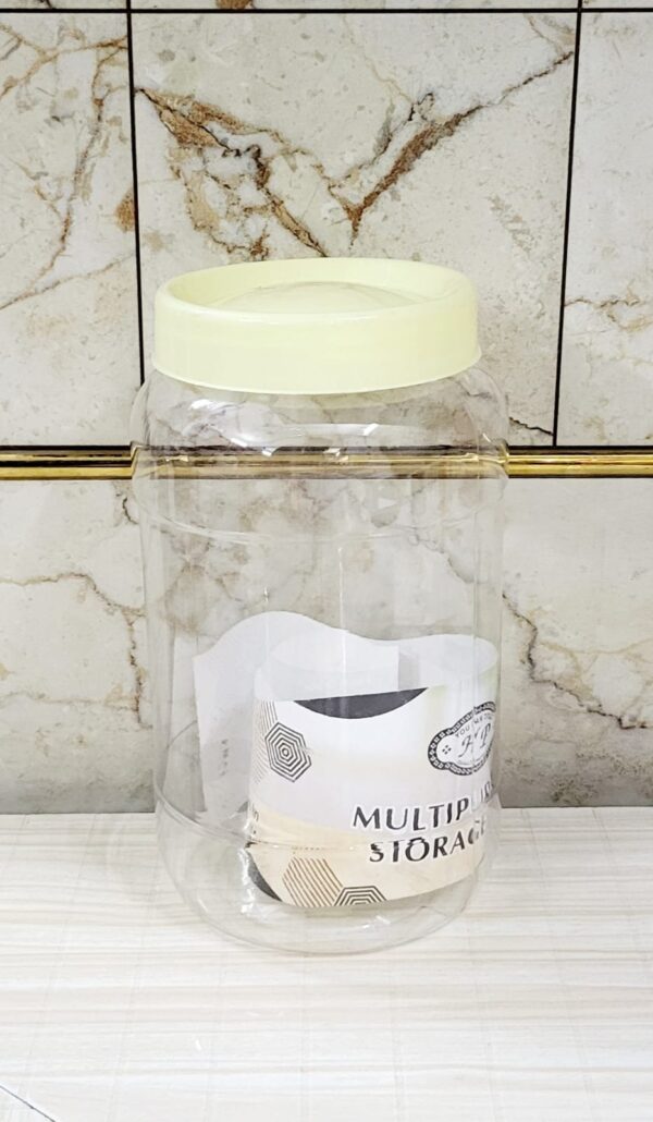 White cap pet jar - Image 6
