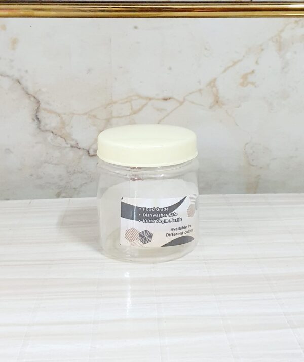 White cap pet jar - Image 5