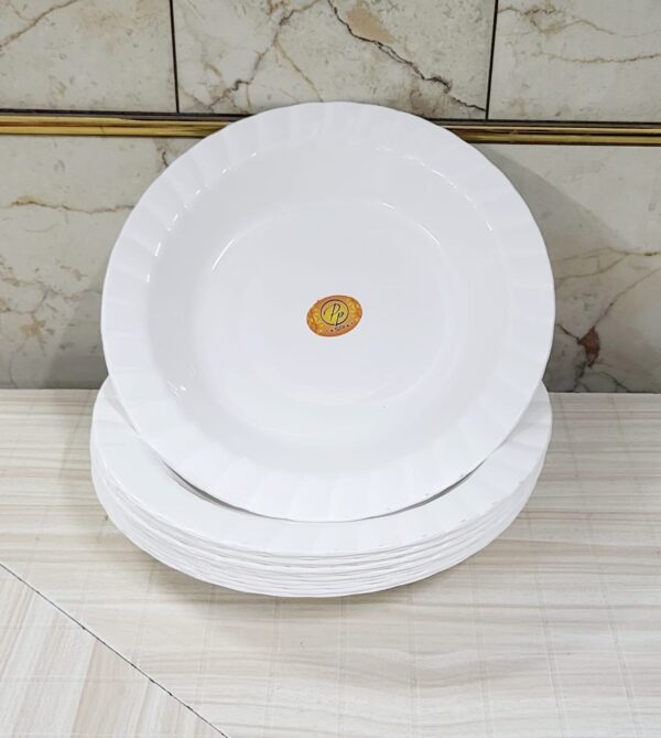 Pasta plate white