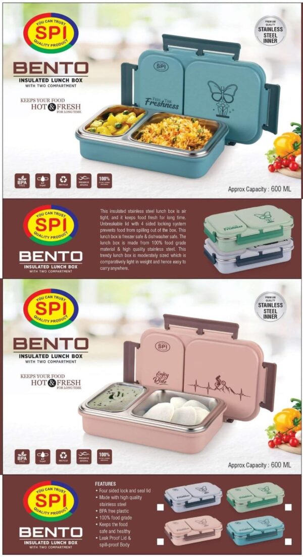 Bento lunch insulated