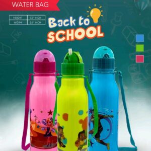 Style bottle full belt with straw