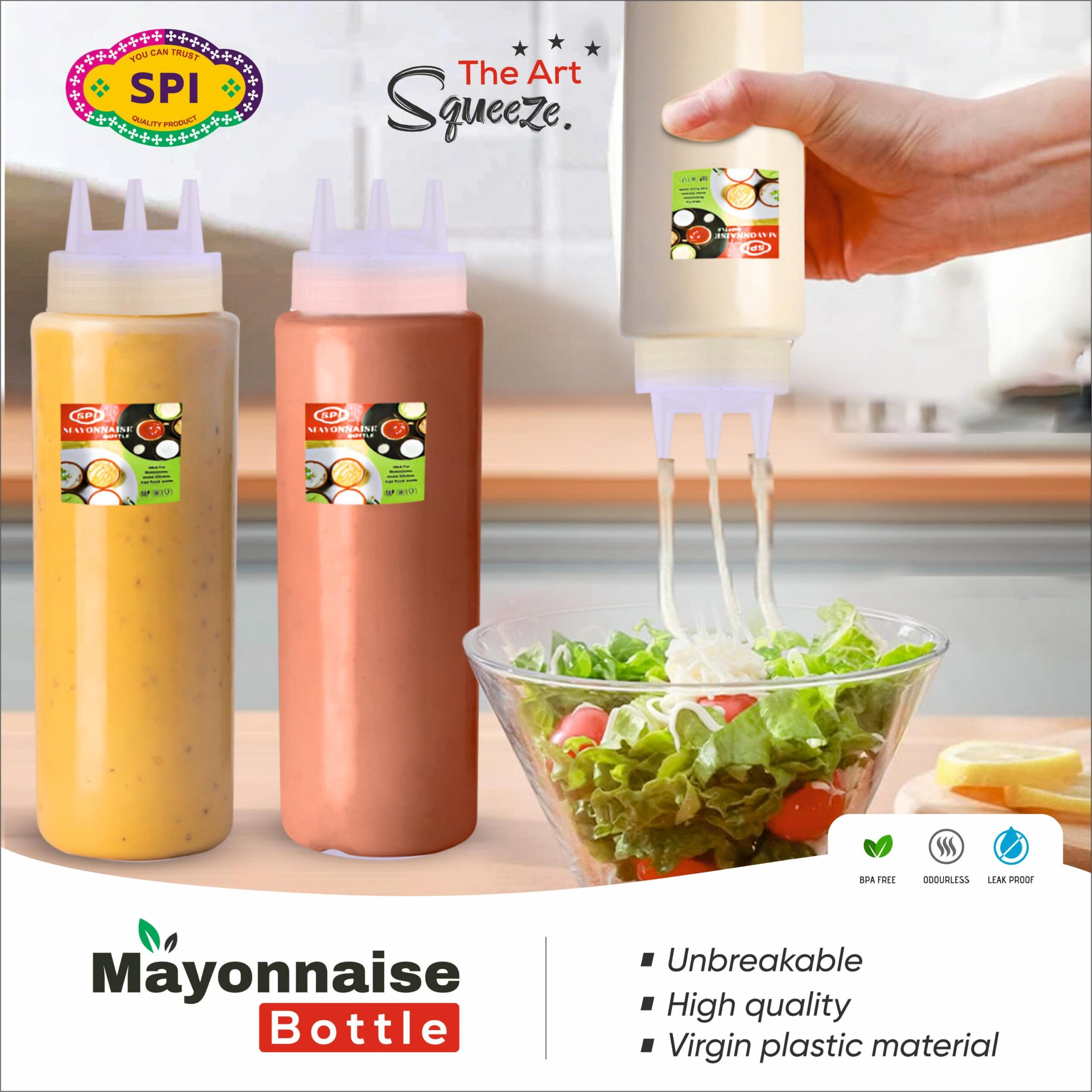Mayonnaise bottle