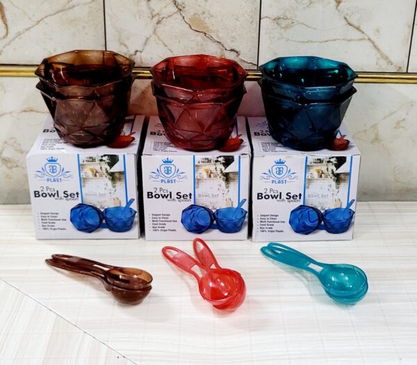 Dawat Bowl 2 bowl 2 spoon set - Image 2