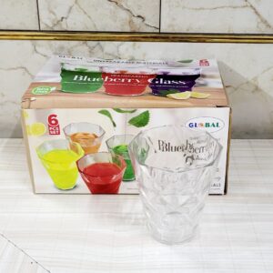 Blueberry glass 6pc set
