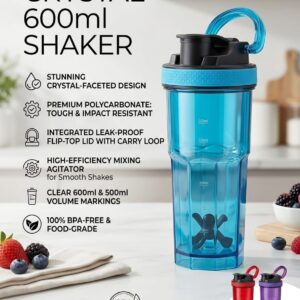 Crystal 600ml shaker