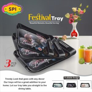 Festival tray 3pc set