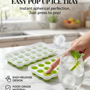 Easy pop ice tray