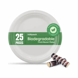 9 Inch Biodegradable Disposable Round Plate
